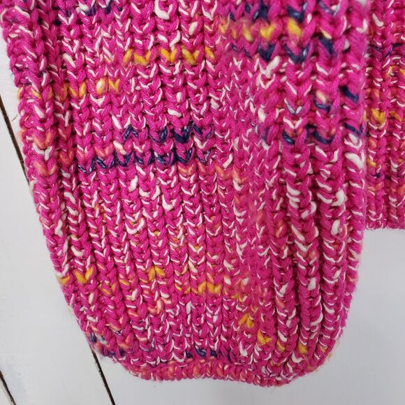 GAP Vibrant Pink Multicolor Turtleneck Sweater - Picture 4 of 11